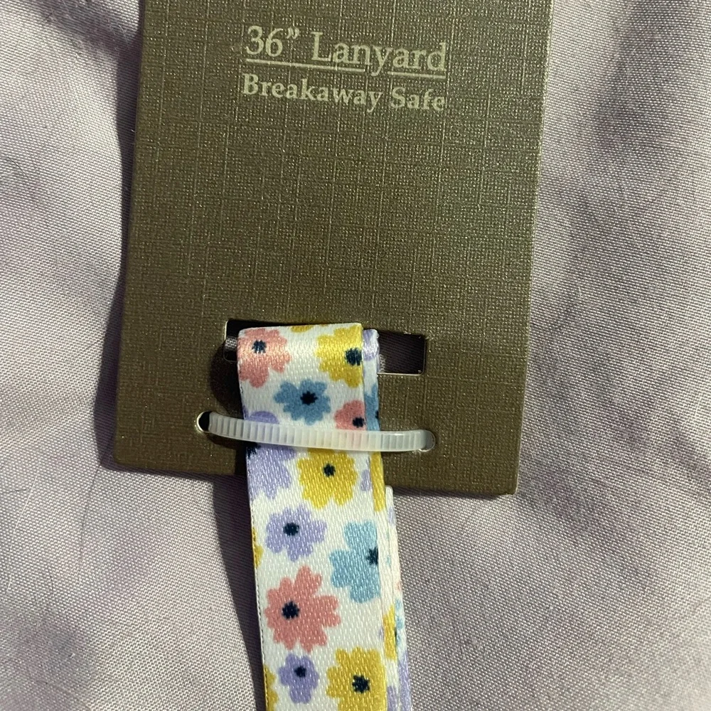 🦚Floral Kids Lanyard